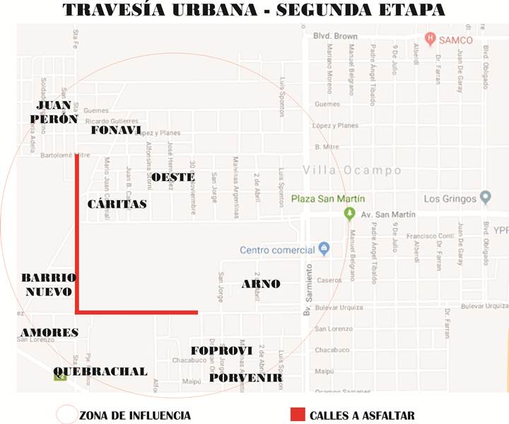 TRAVESÍA URBANA - SEGUNDA ETAPA