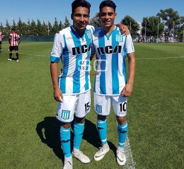 Alan Ortiz y Agustín Rojas, ambos firmarán pronto su primer contrato con Racing. Foto: Sport Center.