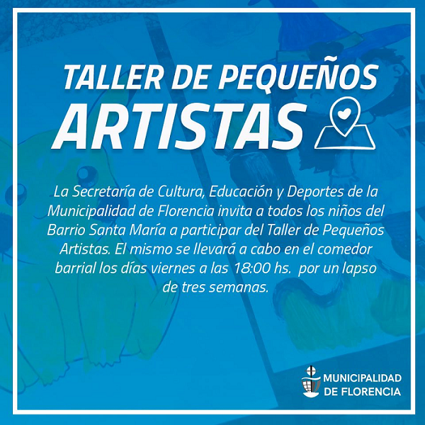 taller pequeños artistas florencia