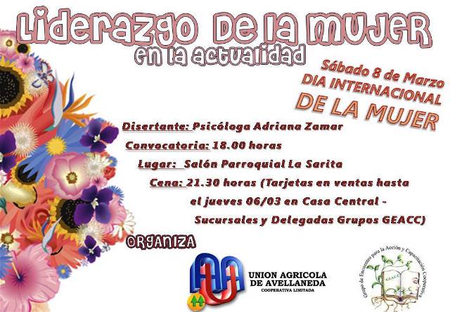 Fiesta del Dia Internacional de la Mujer