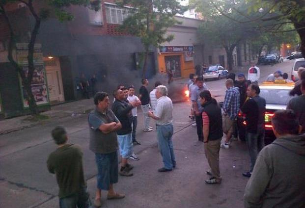 Taxistas pidieron la renuncia de Lamberto