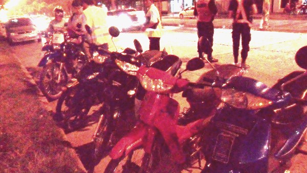 Fuerte operativo de motos