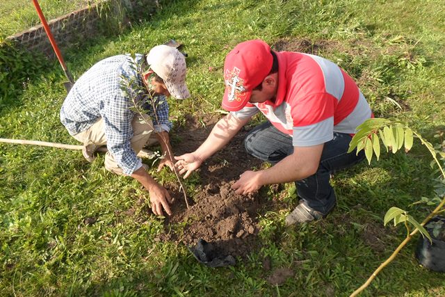 Visita al vivero de Villa Guillermina