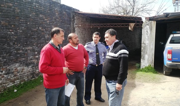 El intendente recorrió la comisaría local previo a su remodelación