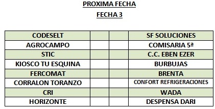 Torneo comercial Copa hogar de ancianos Eligio Giacomozzi