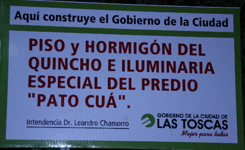 Se inauguró el piso y la iluminación