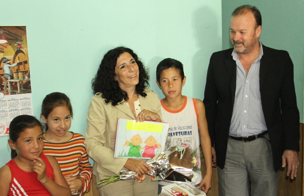 La ministra Bifarello inauguró obras