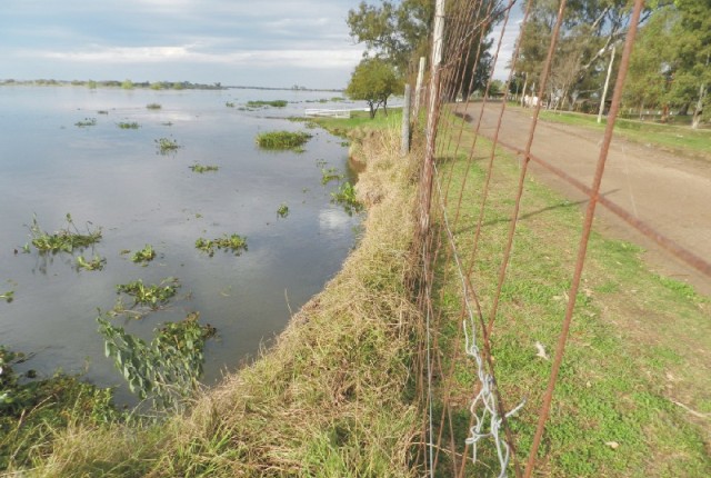 Reclamo por la obra de defensa contra inundaciones
