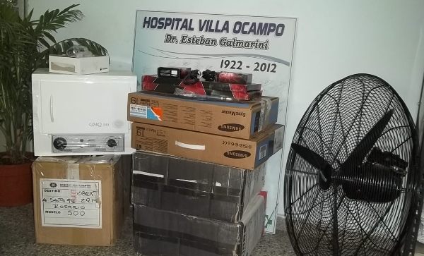 Hospital entregó equipamientos al CIC del B° Juan Perón