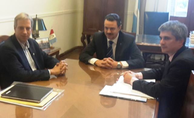 Scarpín se reunió con Galassi