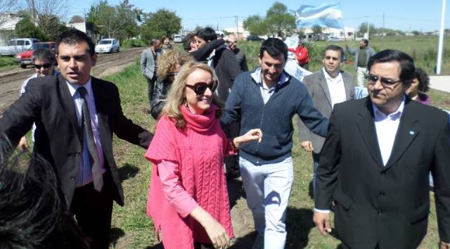 Alicia Kirchner en el norte