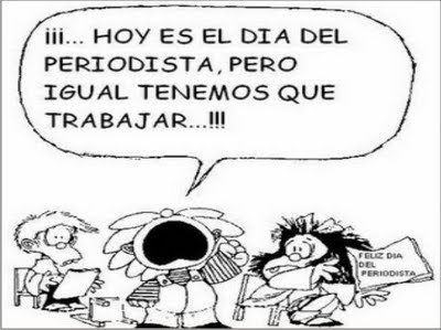 Feliz día del periodista