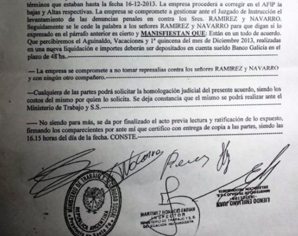 Solución al conflicto