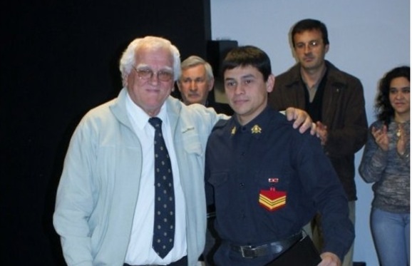 Fueron reconocidos los tres bomberos