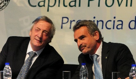 Rossi con Kirchner en Santa Fe
