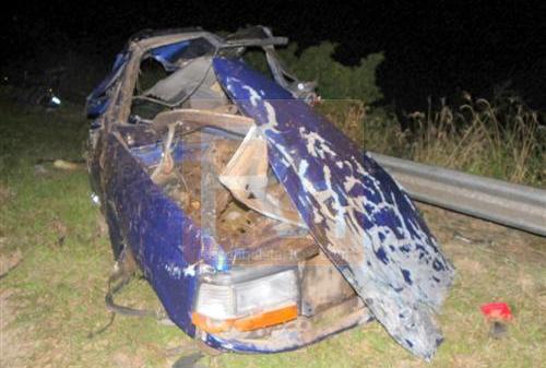 Dos muertos en un triple choque