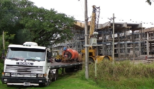 Se llevaron las máquinas pesadas