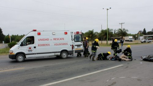 Accidente en el acceso principal a la ciudad