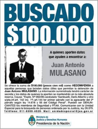 Mulasano, procesado
