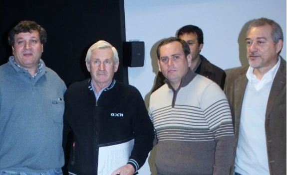 Fueron reconocidos los tres bomberos