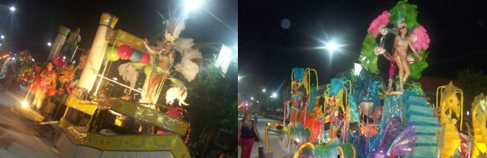 Una multitud en la primera noche del Carnaval