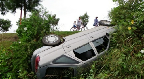 Vuelco en camino Heroes de Malvinas