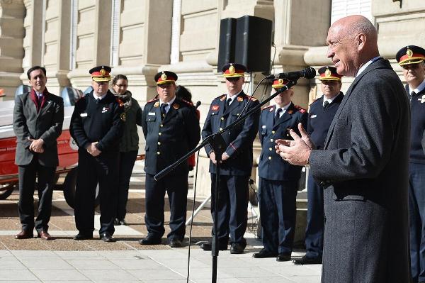 Equipamiento para los Bomberos Voluntarios
