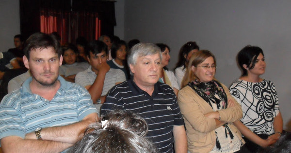 Galassi entregó dinero para el gimnasio