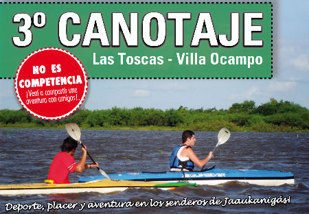 3° Canotaje Villa Ocampo - Las Toscas