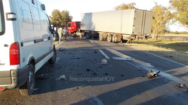 Choque fatal sobre Ruta 11