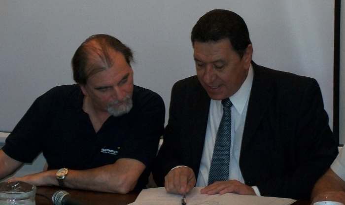 Nutrida agenda con el intendente Chamorro