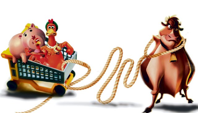 El cerdo y el pollo, los sustitutos