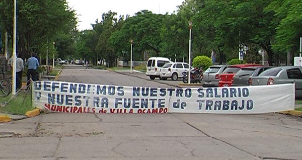 Municipales van al paro