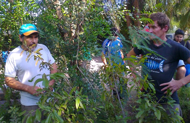 Visita al vivero de Villa Guillermina