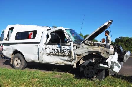 Camioneta protagonizo accidente