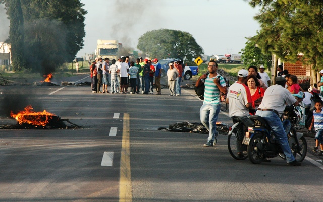 Cortan ruta 11