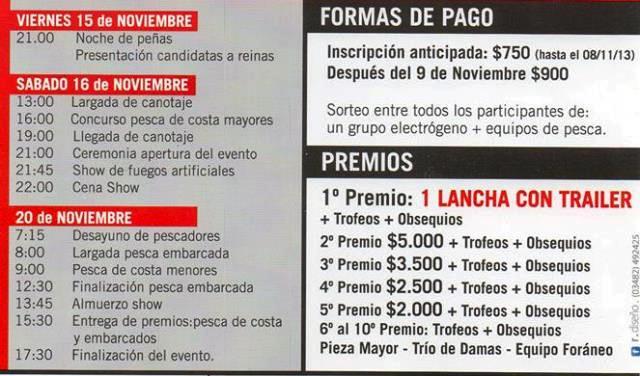 12° Concurso de pesca variada