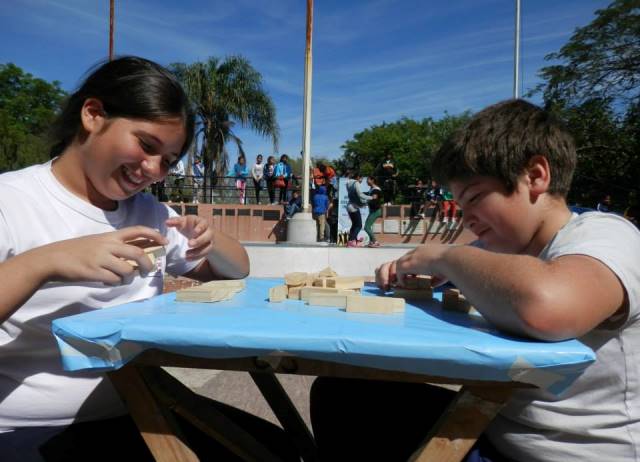 Los jóvenes disfrutaron de la 1º olimpiada estudiantil municipal