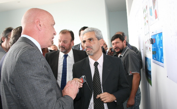 Bonfatti inauguró la incubadora de empresas