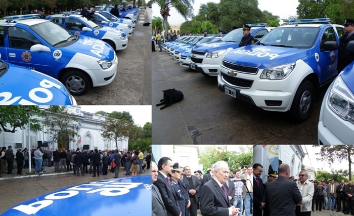 Provincia entrego 14 patrulleros