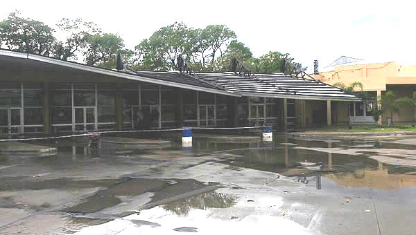 Un temporal azotó a la ciudad