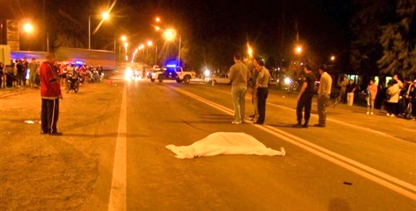 Lo atropellaron cuando cruzaba la ruta