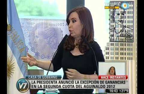 Aguinaldos sin descuentos por Ganancias