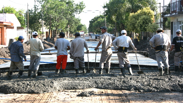 Pavimentaron la 4º cuadra del B° Norte