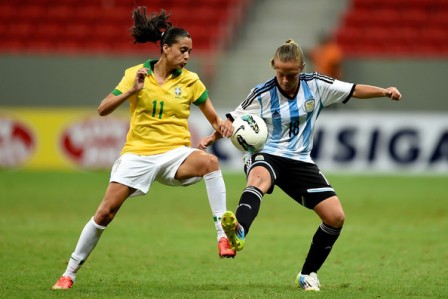 Jugadora en los panamericanos