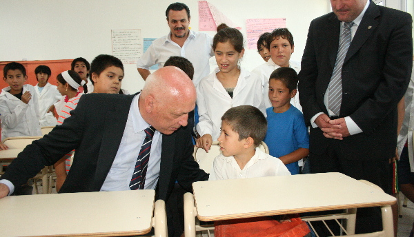 Obras de ampliación en la escuela N° 6009