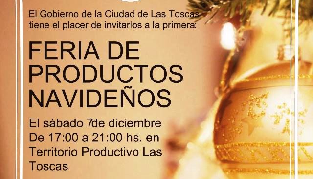 Feria de productos navideños
