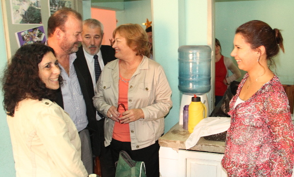 La ministra Bifarello inauguró obras