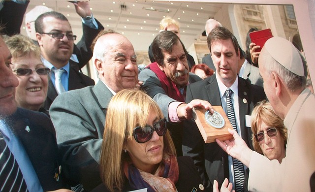 Estuvieron con el Papa Francisco