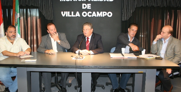 Visita del Ministro de la producción de la provincia